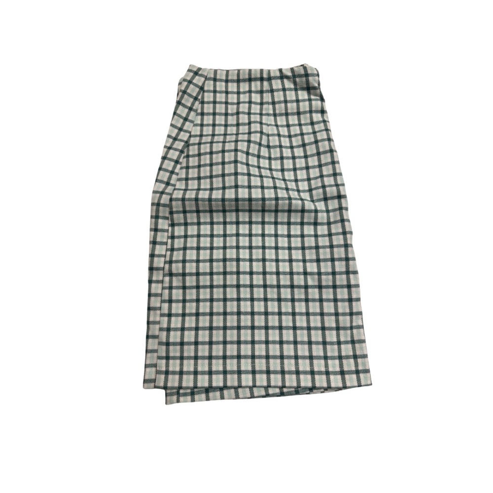 Green Plaid Skirt